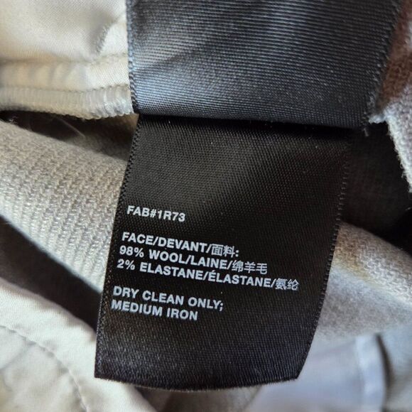 LIKE NEW LAFAYETTE 148 NEW YORK GATES LIGHT GREY WOOL PANTS WOMENS SIZE 10 - Picture 13 of 16
